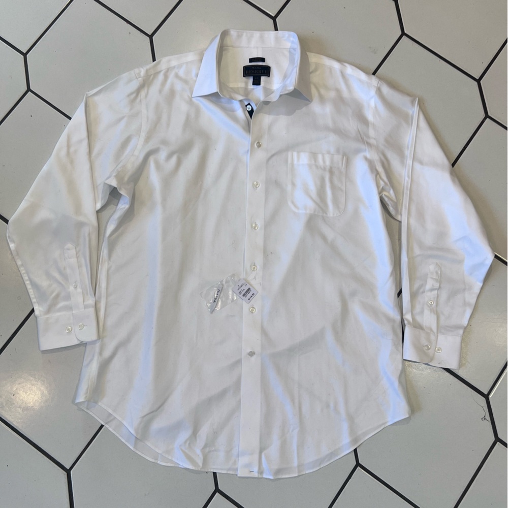Jos. A. Bank Men’s White Dress Shirt  NWT 18 X 36. Brand new